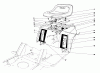 Toro 59147 - 38" Side Discharge Mower, for Model 59365 Tractor, 1987 (7000001-7999999) Ersatzteile REAR BODY & SEAT ASSEMBLY