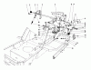 Toro 59147 - 38" Side Discharge Mower, for Model 59365 Tractor, 1987 (7000001-7999999) Ersatzteile SHIFT & CLUTCH ASSEMBLY