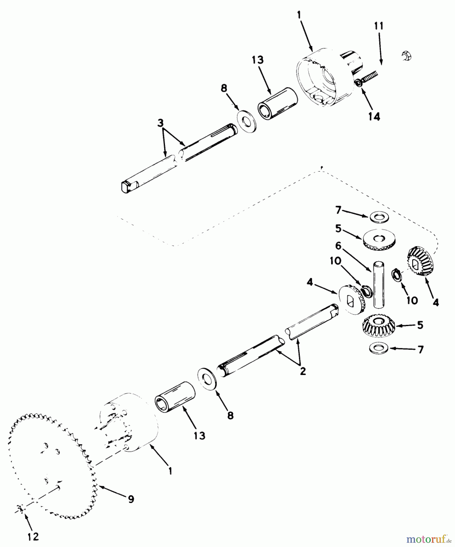 Toro Neu Mowers, Rear-Engine Rider 63-08BP01 (A-70) - Toro A-70 30