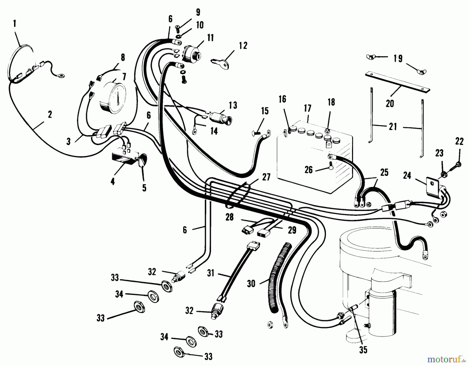 Toro Neu Mowers, Rear-Engine Rider 63-08BP01 (A-70) - Toro A-70 30