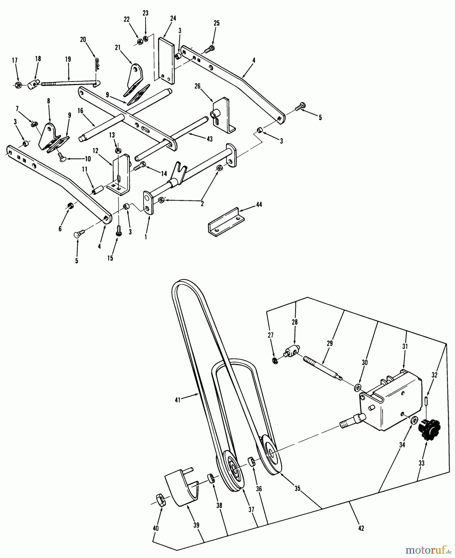 Toro Neu Mowers, Deck Assembly Only 65-42MS02 - Toro 42