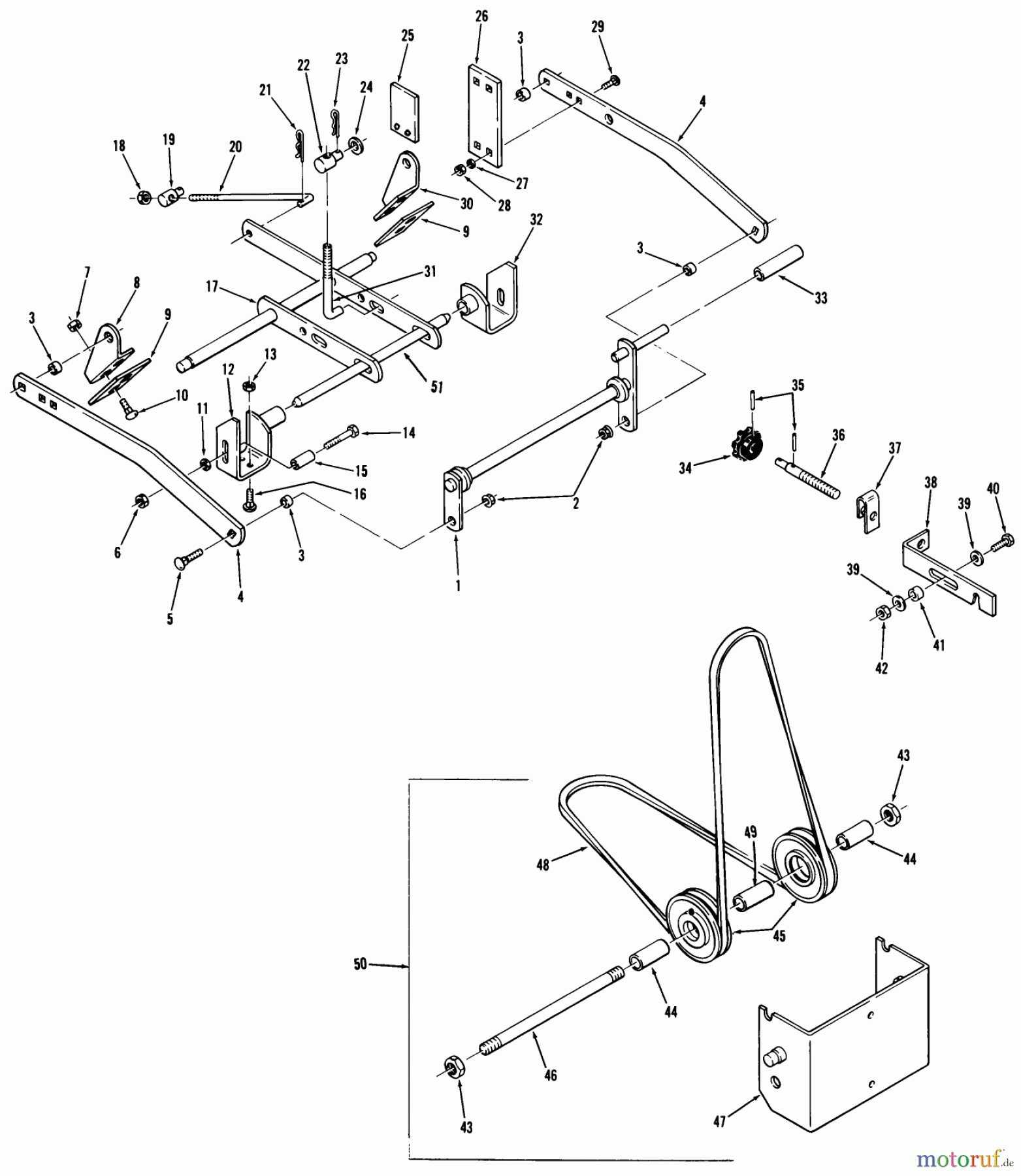 Toro Neu Mowers, Deck Assembly Only 65-48XS02 - Toro 48