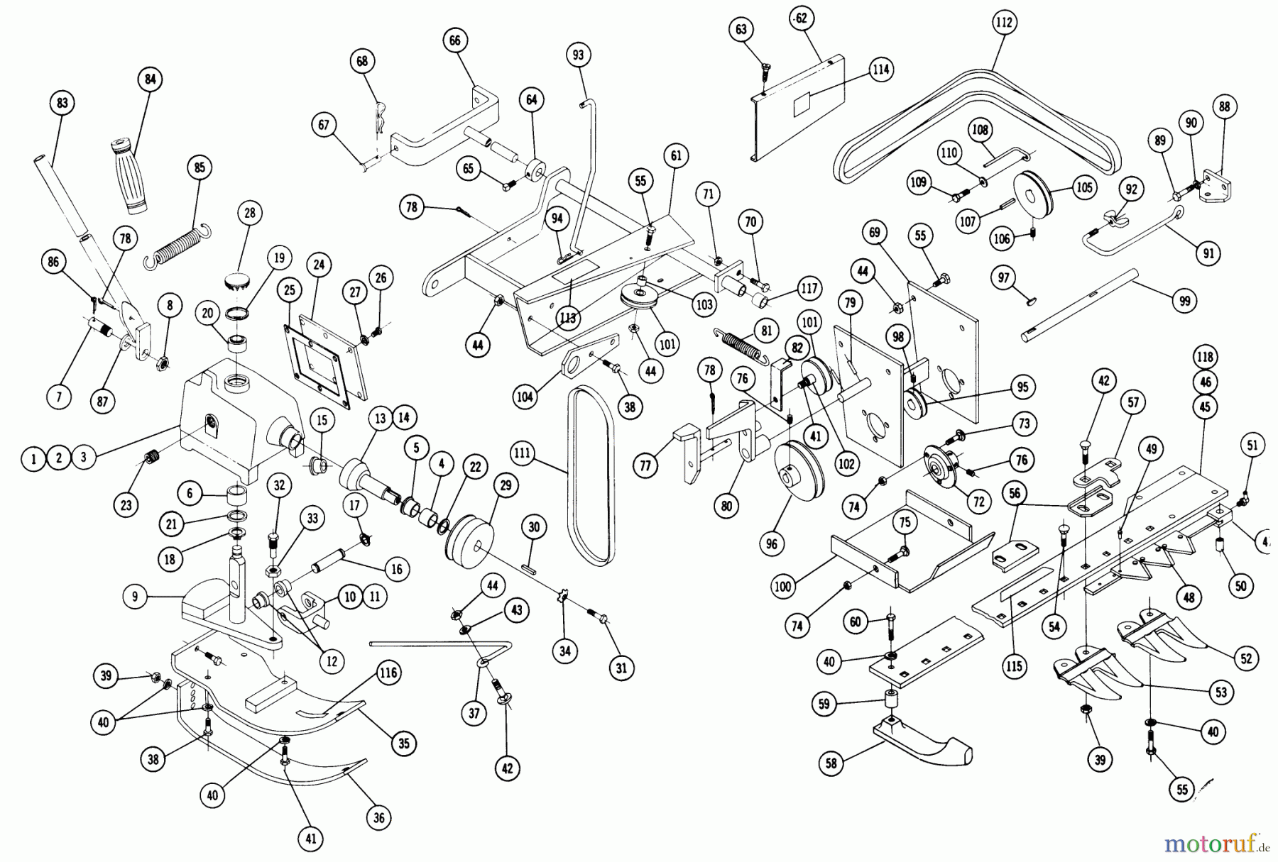 Toro Neu Mowers, Deck Assembly Only 7-1312 - Toro 50