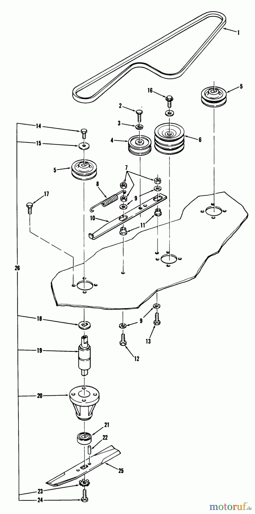 Toro Neu Mowers, Deck Assembly Only 75-36MS02 - Toro 36
