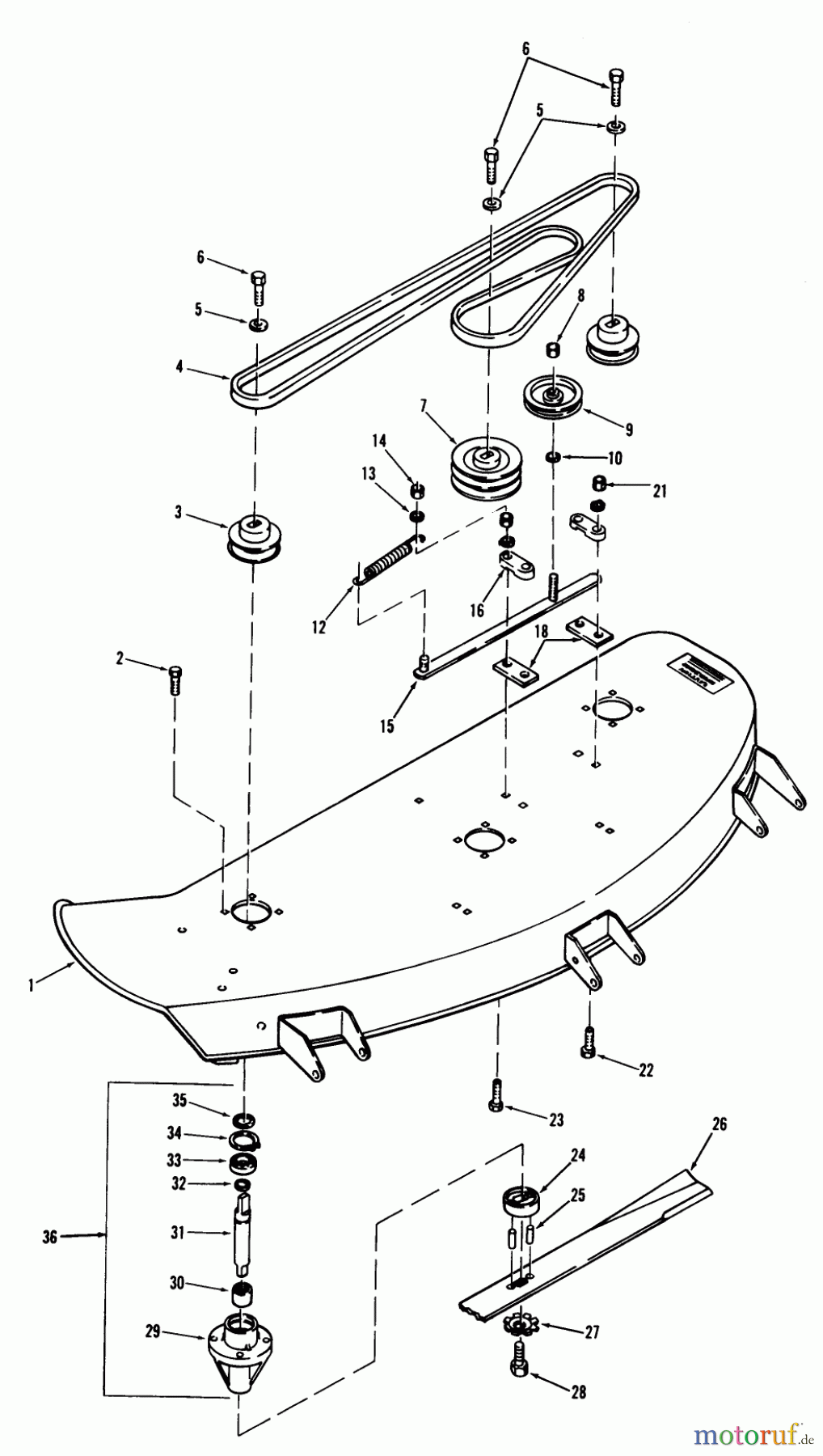  Toro Neu Mowers, Deck Assembly Only 75-48MS01 - Toro 48