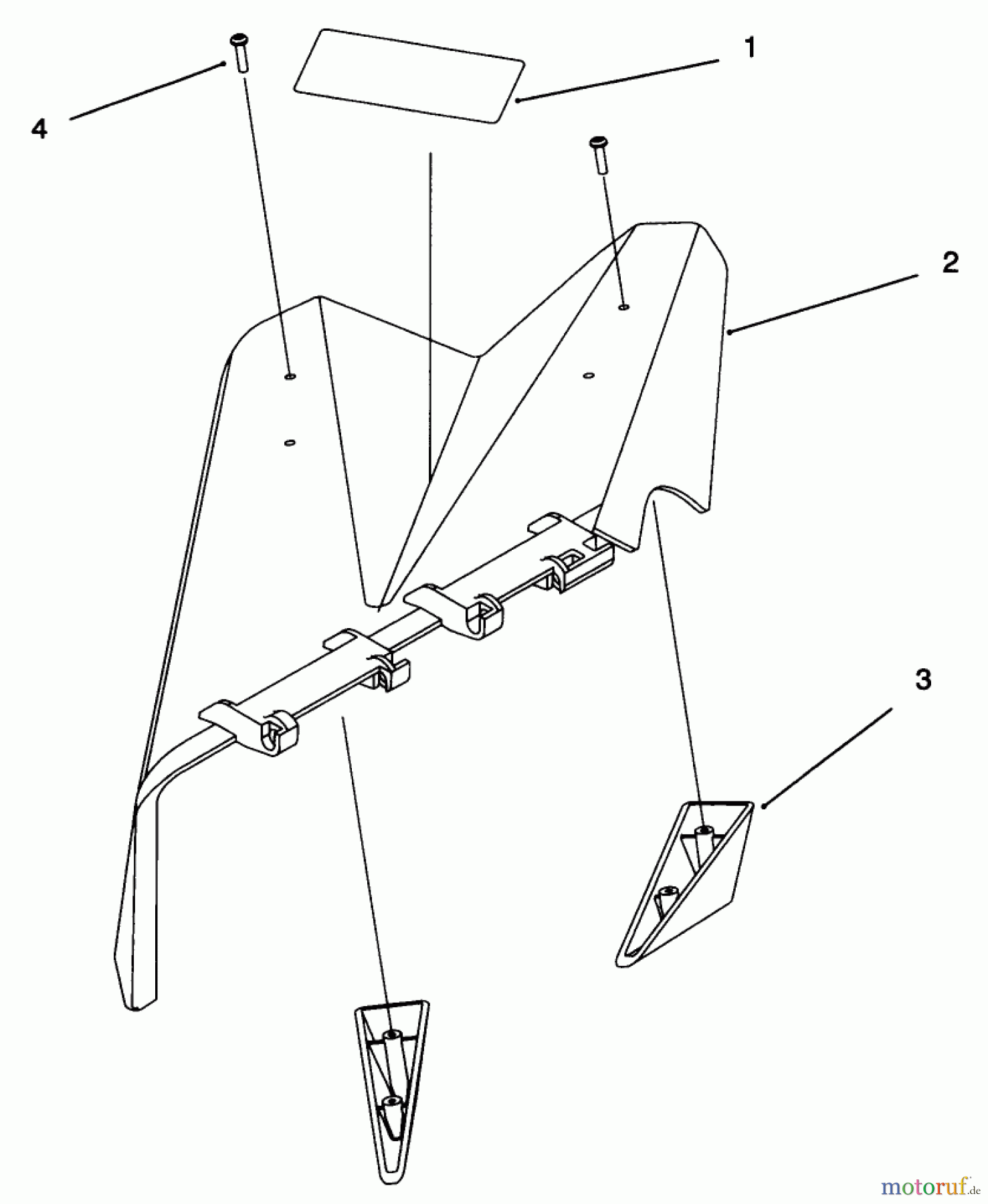 Toro Neu Mowers, Deck Assembly Only 78218 - Toro 38