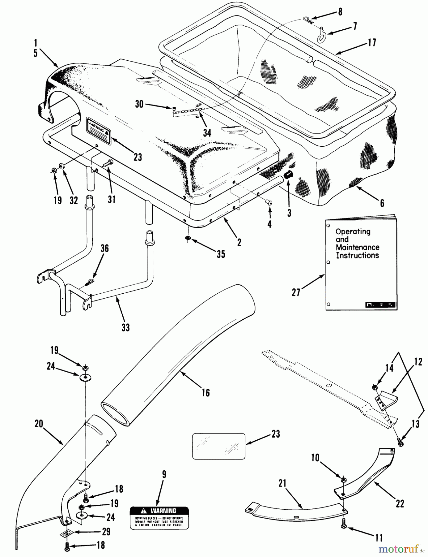 Toro Neu Accessories, Mower 07-06BX01 - Toro 37