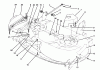 Toro 78225 - 38" Recycler Mower, 260 Series Yard Tractors, 1993 (3900001-3999999) Ersatzteile COVER ASSEMBLY