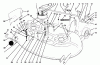 Toro 78225 - 38" Recycler Mower, 260 Series Yard Tractors, 1993 (3900001-3999999) Ersatzteile CUTTING UNIT ASSEMBLY