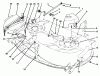 Toro 78225 - 38" Recycler Mower, 260 Series Yard Tractors, 1994 (4900001-4999999) Ersatzteile COVER ASSEMBLY