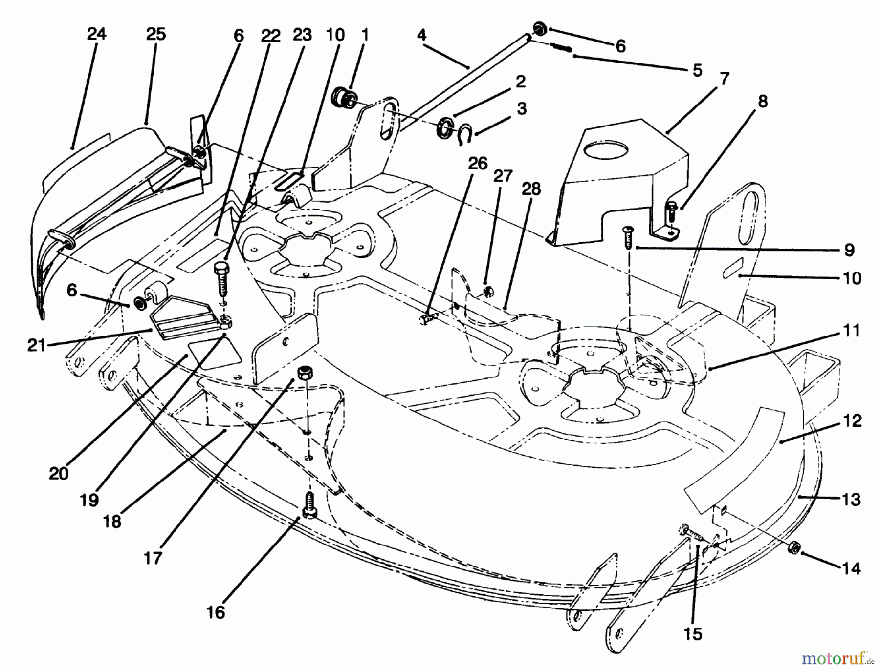  Toro Neu Mowers, Deck Assembly Only 78225 - Toro 38