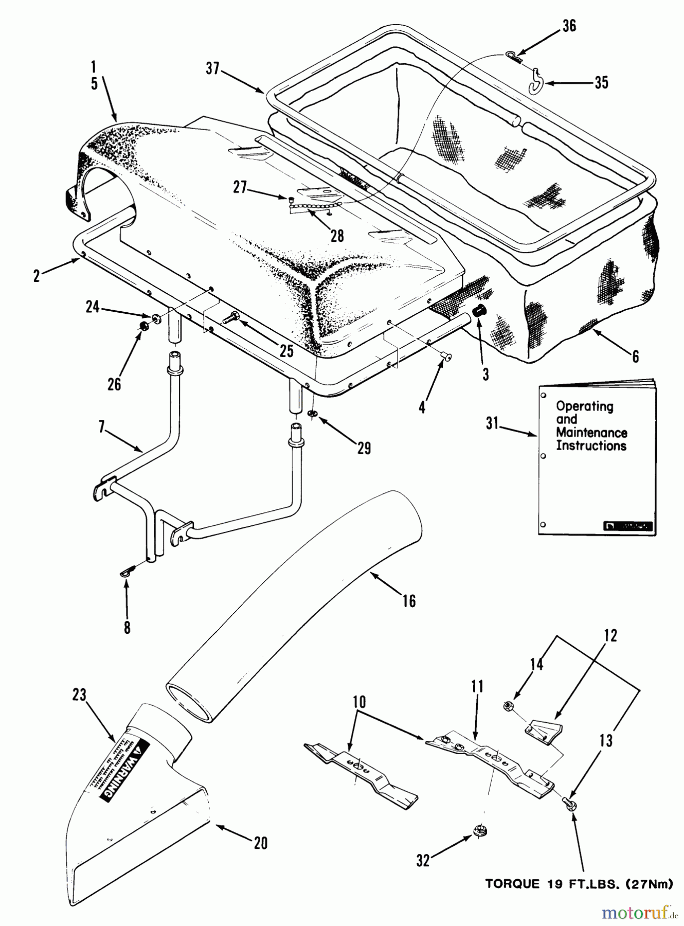 Toro Neu Accessories, Mower 37-06BA02 - Toro 30