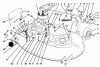 Toro 78225 - 38" Recycler Mower, 260 Series Yard Tractors, 1994 (4900001-4999999) Ersatzteile CUTTING UNIT ASSEMBLY