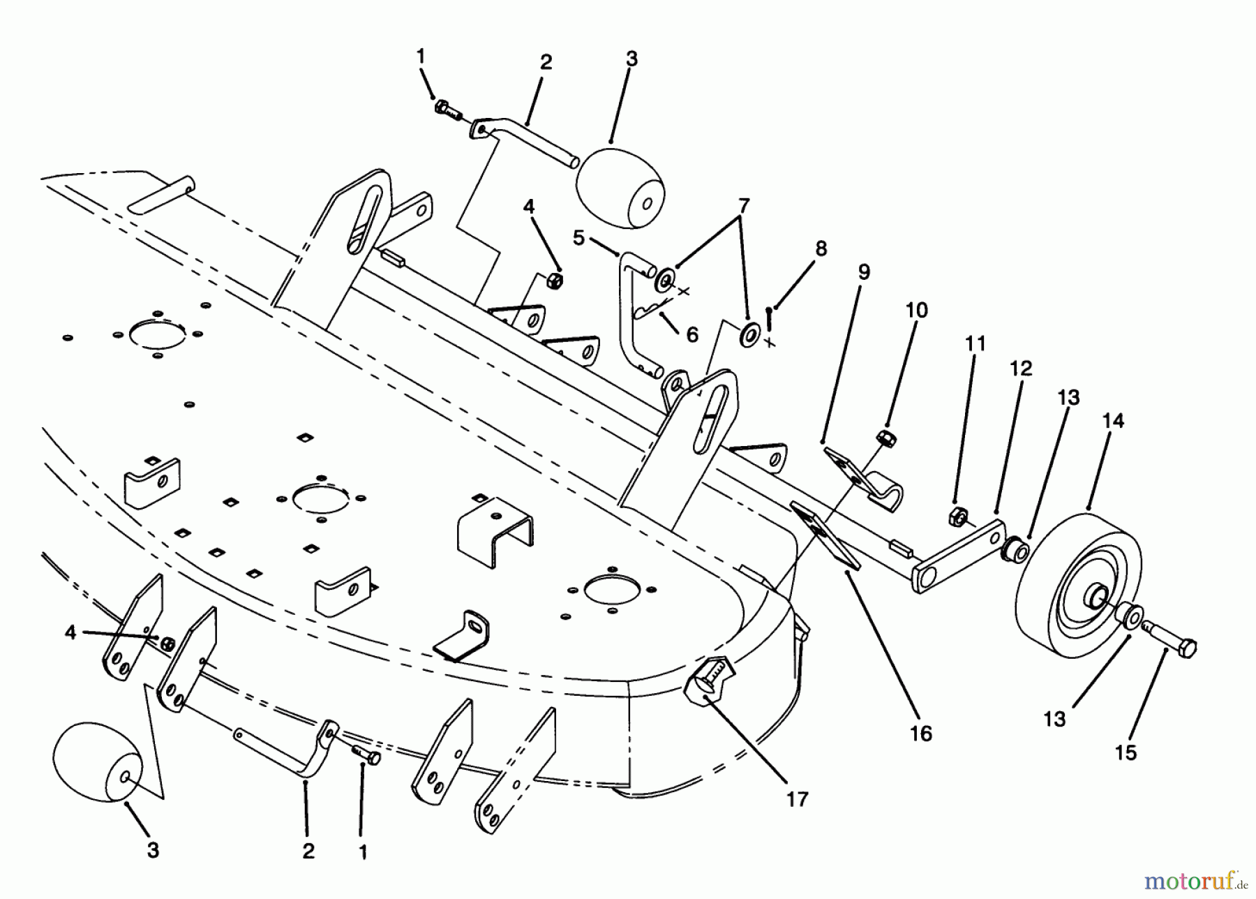  Toro Neu Mowers, Deck Assembly Only 78230 - Toro 42