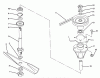 Toro 78230 - 42" Side Discharge Mower, 260 Series Yard Tractors, 1993 (3900001-3999999) Ersatzteile SPINDLE ASSEMBLY