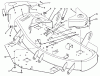 Toro 78230 - 42" Side Discharge Mower, 260 Series Yard Tractors, 1994 (4900001-4999999) Ersatzteile DECK ASSEMBLY