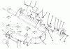 Toro 78230 - 42" Side Discharge Mower, 260 Series Yard Tractors, 1994 (4900001-4999999) Ersatzteile GAGE WHEEL & ROLLER ASSEMBLY