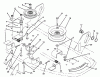 Toro 78230 - 42" Side Discharge Mower, 260 Series Yard Tractors, 1994 (4900001-4999999) Ersatzteile PULLEYS & IDLER ARM ASSEMBLY