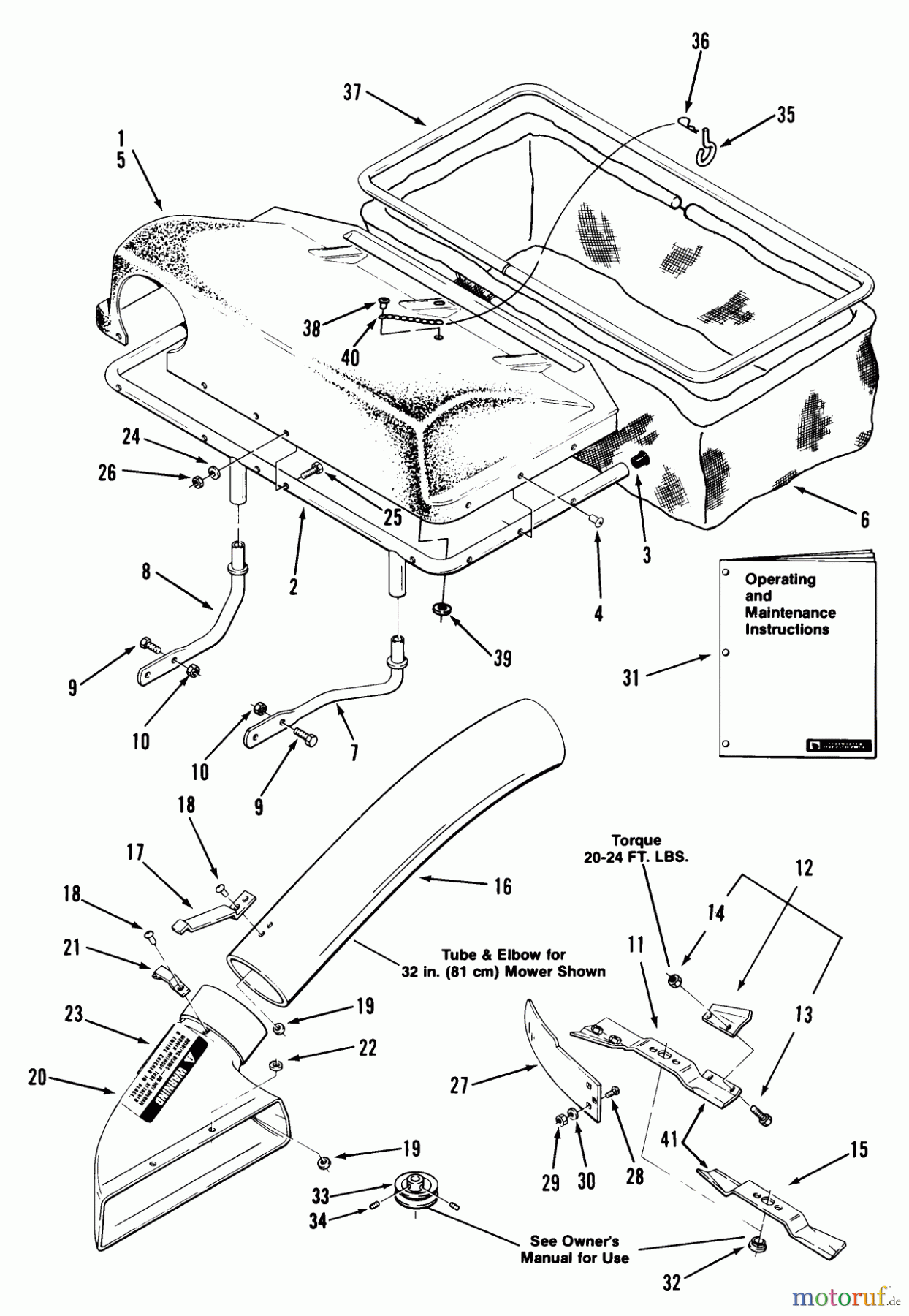 Toro Neu Accessories, Mower 07-06BX01 - Toro 37