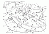 Toro 78231 - 42" Side Discharge Mower, 260 Series Yard Tractors, 1995 (5900001-5999999) Ersatzteile DECK ASSEMBLY