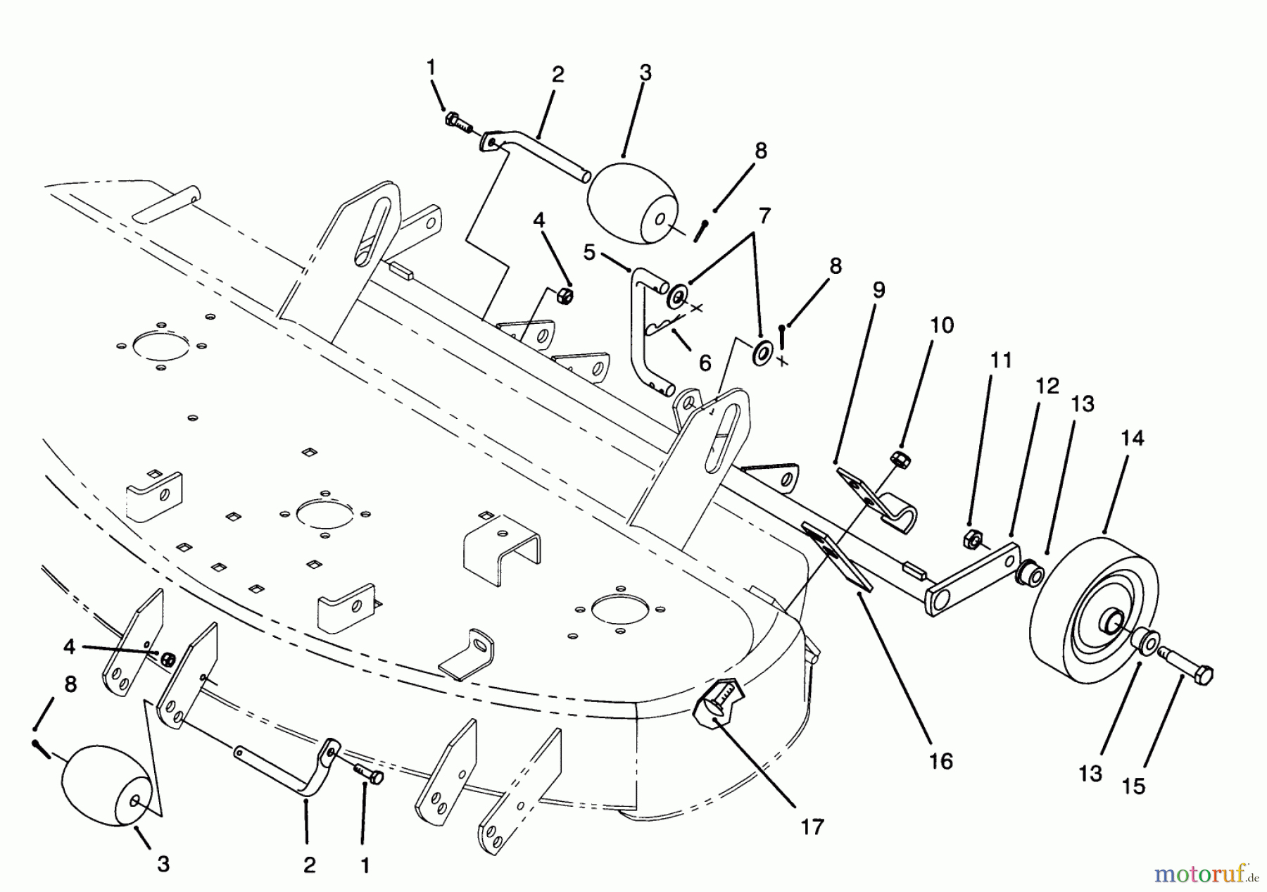  Toro Neu Mowers, Deck Assembly Only 78231 - Toro 42