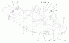Toro 78252 - 52" Side Discharge Mower, 260 Series Lawn and Garden Tractors, 1999 (9900001-9999999) Ersatzteile DECALS AND BAFFLES