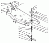 Toro 78260 - 48" Side Discharge Mower, 260 Series Yard Tractors, 1996 (6900001-6999999) Ersatzteile COVER & SPINDLE ASSEMBLY