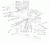 Toro 78265 - 48" Recycler Mower, 260 Series Yard Tractors, 1997 (7900001-7999999) Ersatzteile DECK ASSEMBLY