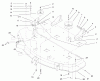 Toro 78268 - 48" Side Discharge Mower, 260 Series Lawn and Garden Tractors, 2001 (210000001-210999999) Ersatzteile REINFORCEMENT PLATE ASSEMBLY