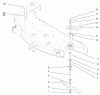 Toro 78268 - 48" Side Discharge Mower, 260 Series Lawn and Garden Tractors, 2001 (210000001-210999999) Ersatzteile SPINDLE AND BLADE ASSEMBLY