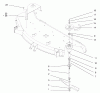 Toro 78269 - 48" Side Discharge Mower, 260 Series Lawn and Garden Tractors, 2002 (220000001-220999999) Ersatzteile SPINDLE AND BLADE ASSEMBLY