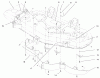 Toro 78285 - 52" Recycler Mower, 260 Series Yard Tractors, 1996 (6900001-6999999) Ersatzteile DECALS AND BAFFLES #1