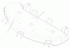 Toro 78290 - 48" Side Discharge Mower, XT Series Garden Tractors, 2003 (230000001-230999999) Ersatzteile DECAL ASSEMBLY