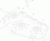 Toro 78291 - 42" Rear Discharge Mower, XT Series Garden Tractors, 2004 (240000001-240999999) Ersatzteile DECAL ASSEMBLY