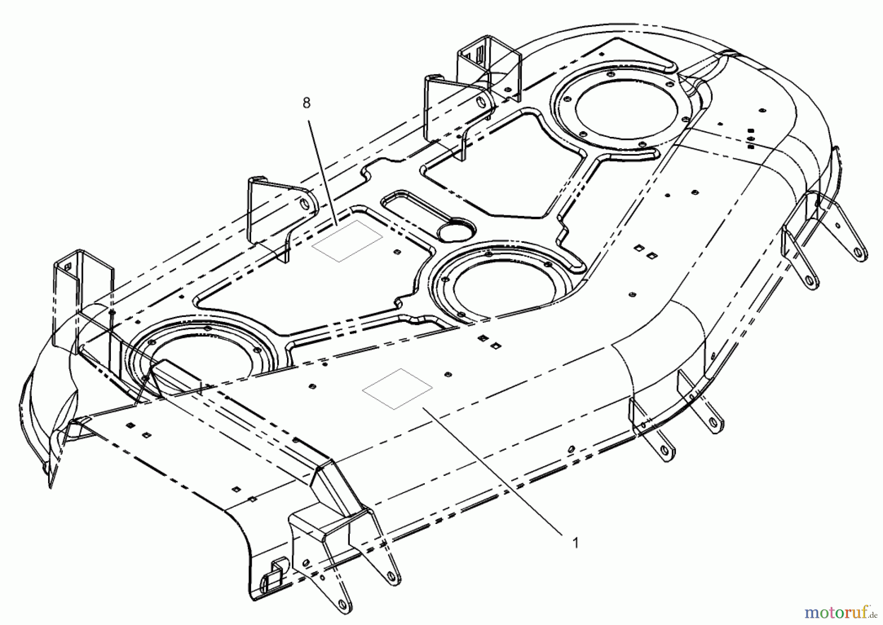 Toro Neu Mowers, Deck Assembly Only 78294 - Toro 52
