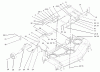 Toro 78294 - 52" Side Discharge Mower, XT Series Garden Tractors, 2003 (230000001-230999999) Ersatzteile DECK SUSPENSION ASSEMBLY
