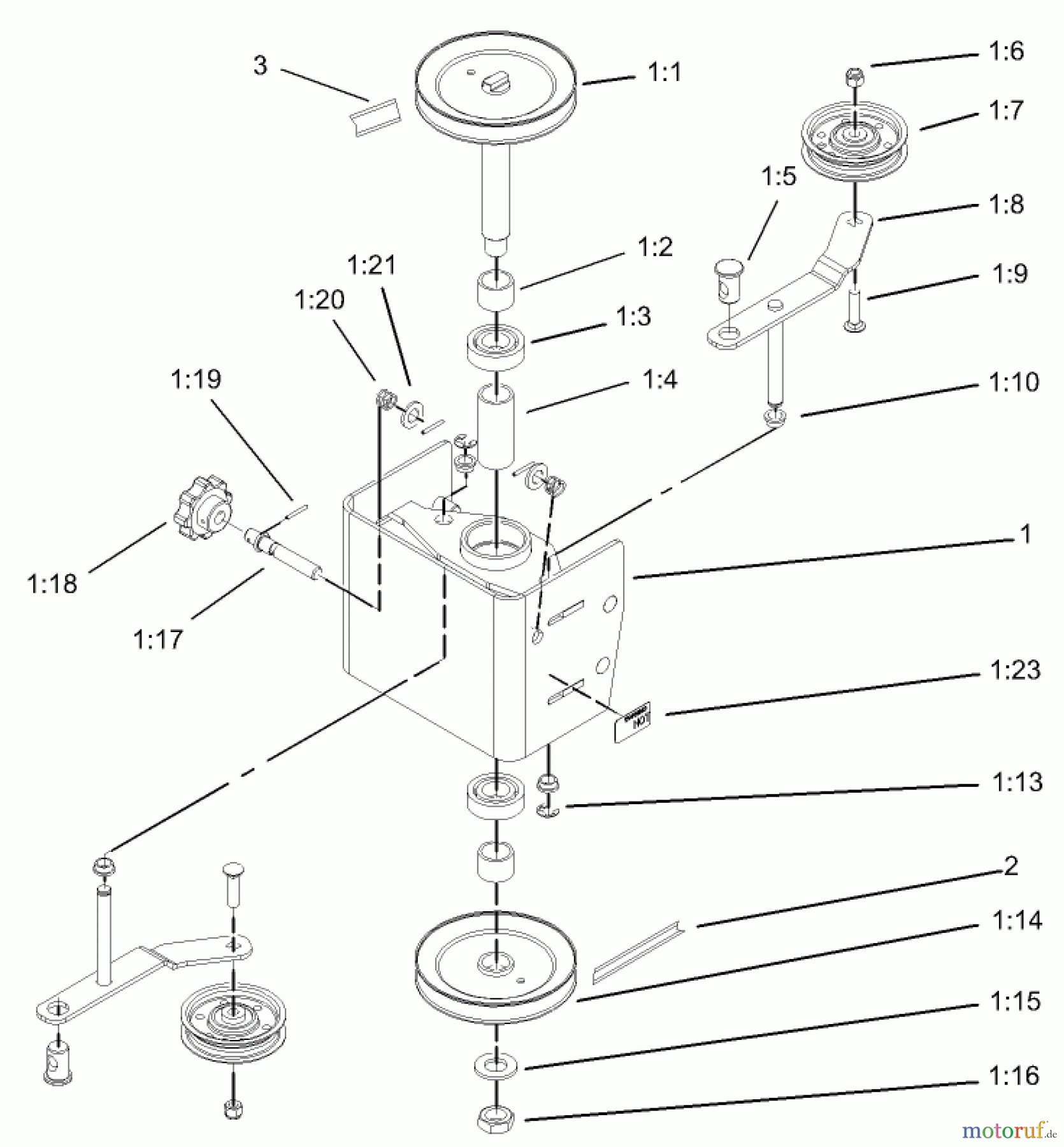 Toro Neu Mowers, Deck Assembly Only 78294 - Toro 52