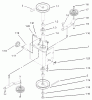 Toro 78294 - 52" Side Discharge Mower, XT Series Garden Tractors, 2003 (230000001-230999999) Ersatzteile PULLEY BOX ASSEMBLY