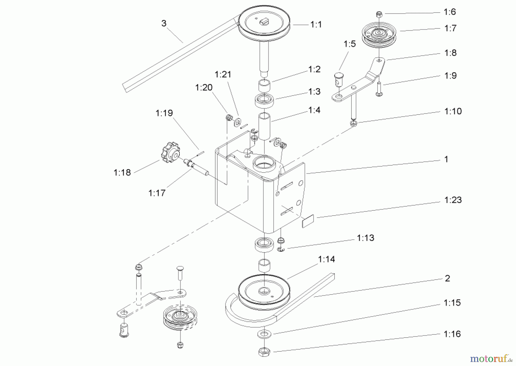 Toro Neu Mowers, Deck Assembly Only 78294 - Toro 52