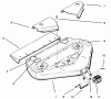 Toro 78300 - 36" Rear Discharge Mower, 1994 (4900001-4999999) Ersatzteile DECK, BELT COVERS AND DEFLECTOR