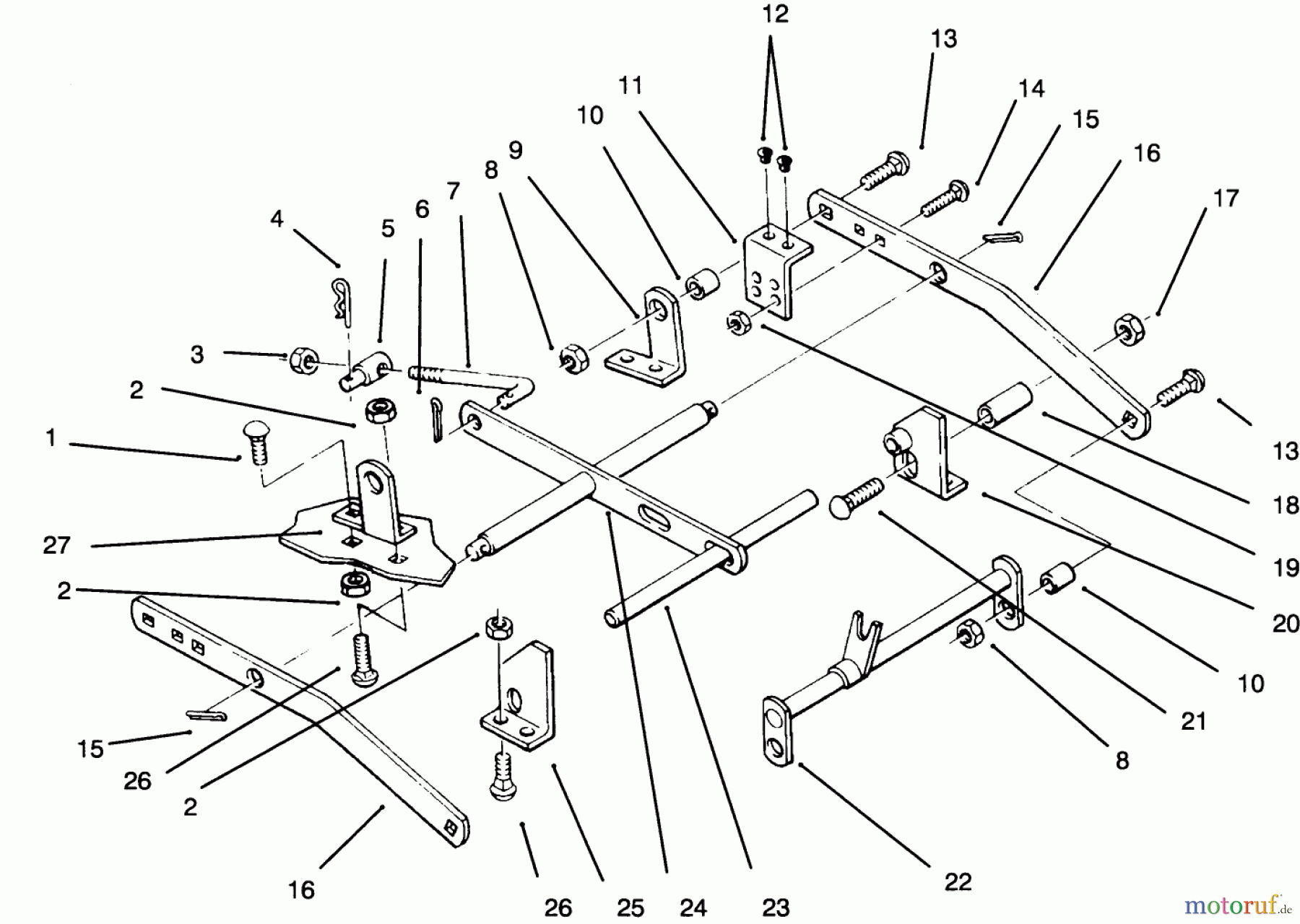 Toro Neu Mowers, Deck Assembly Only 78300 - Toro 36