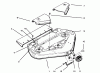 Toro 78305 - 36" Rear Discharge Mower, 1998 (8900001-8999999) Ersatzteile DECK, BELT COVERS AND DEFLECTOR
