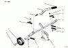 Toro 78305 - 36" Rear Discharge Mower, 1998 (8900001-8999999) Ersatzteile HEIGHT OF CUT ADJUSTMENT LEVER
