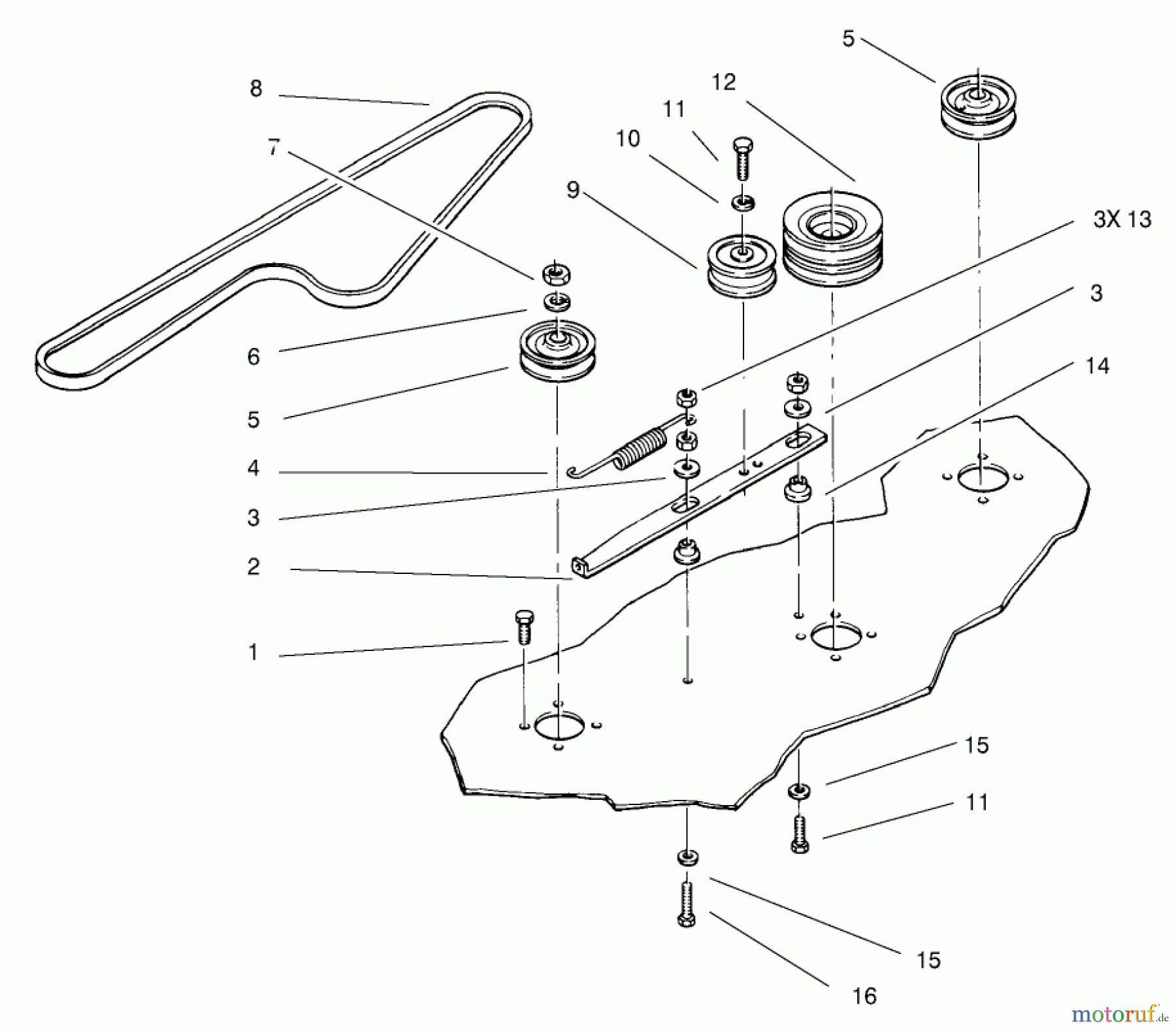 Toro Neu Mowers, Deck Assembly Only 78305 - Toro 36