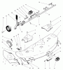 Toro 78345 - 42" Side Discharge Mower, 300 Series GT Classic Tractors, 1999 (9900001-9999999) Ersatzteile CUTTING UNIT ASSEMBLY
