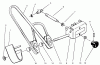 Toro 78350 - 42" Rear Discharge Mower, 1997 (7900001-7999999) Ersatzteile DECK DRIVE BELT ATTACHMENT
