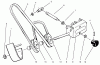Toro 78350 - 42" Rear Discharge Mower, 300 Series GT Classic Tractors, 1999 (9900001-9999999) Ersatzteile DECK DRIVE BELT ATTACHMENT