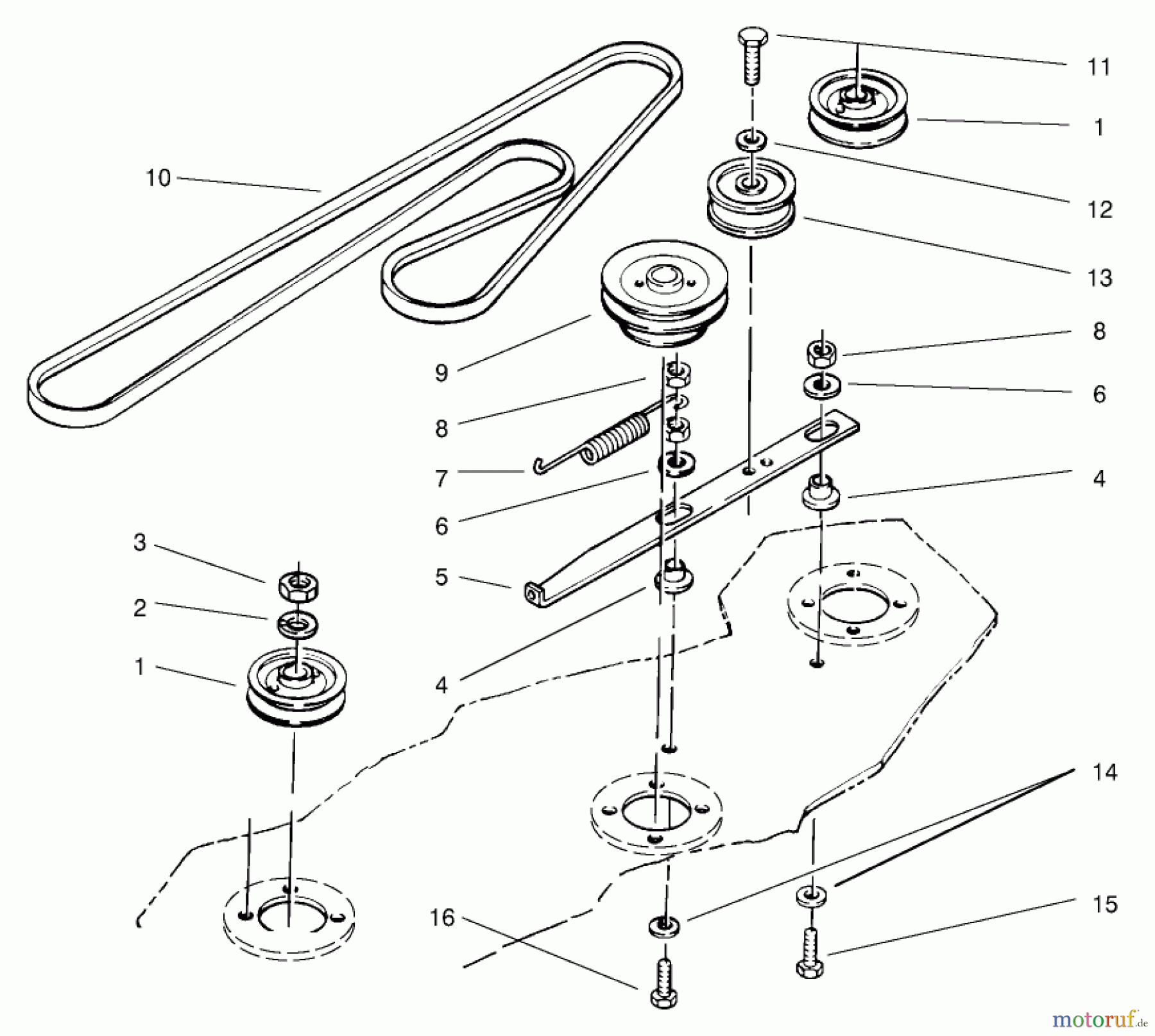 Toro Neu Mowers, Deck Assembly Only 78350 - Toro 42