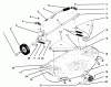 Toro 78351 - 42" Rear Discharge, Low Cut Mower, 1993 (3900001-3999999) Ersatzteile DECK & COVER ASSEMBLY