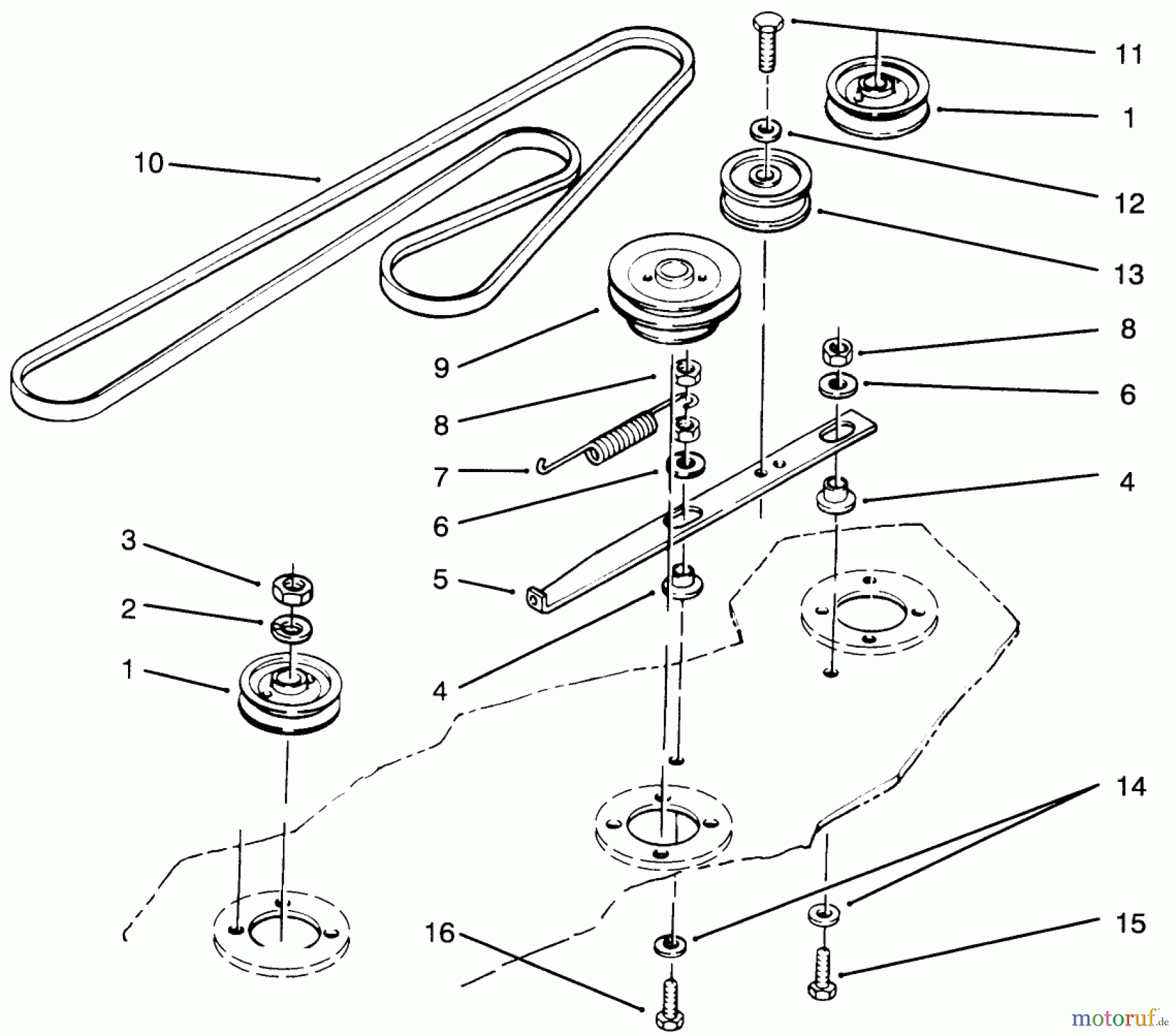 Toro Neu Mowers, Deck Assembly Only 78351 - Toro 42